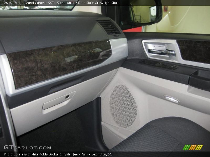Stone White / Dark Slate Gray/Light Shale 2010 Dodge Grand Caravan SXT
