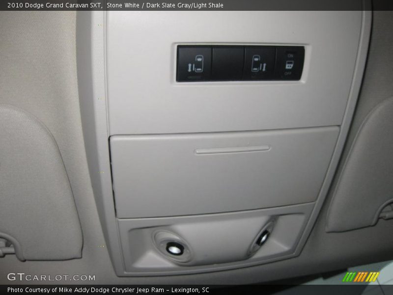 Stone White / Dark Slate Gray/Light Shale 2010 Dodge Grand Caravan SXT