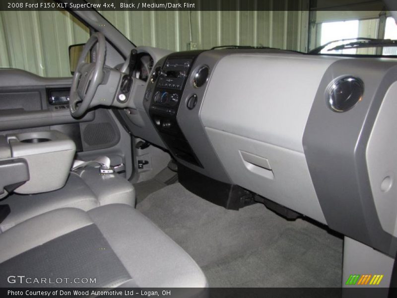 Black / Medium/Dark Flint 2008 Ford F150 XLT SuperCrew 4x4