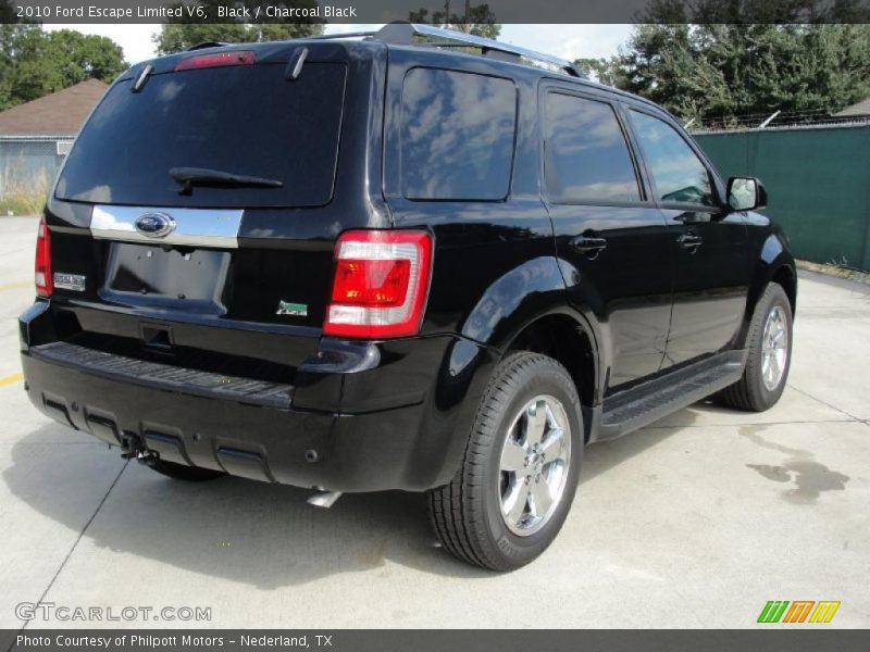 Black / Charcoal Black 2010 Ford Escape Limited V6