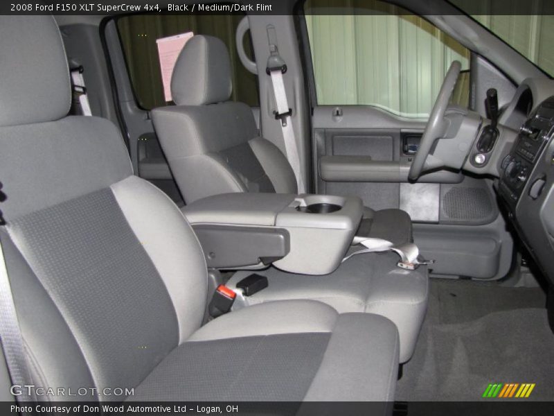 Black / Medium/Dark Flint 2008 Ford F150 XLT SuperCrew 4x4
