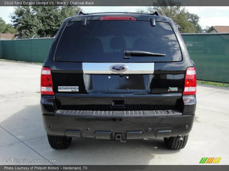 Black / Charcoal Black 2010 Ford Escape Limited V6