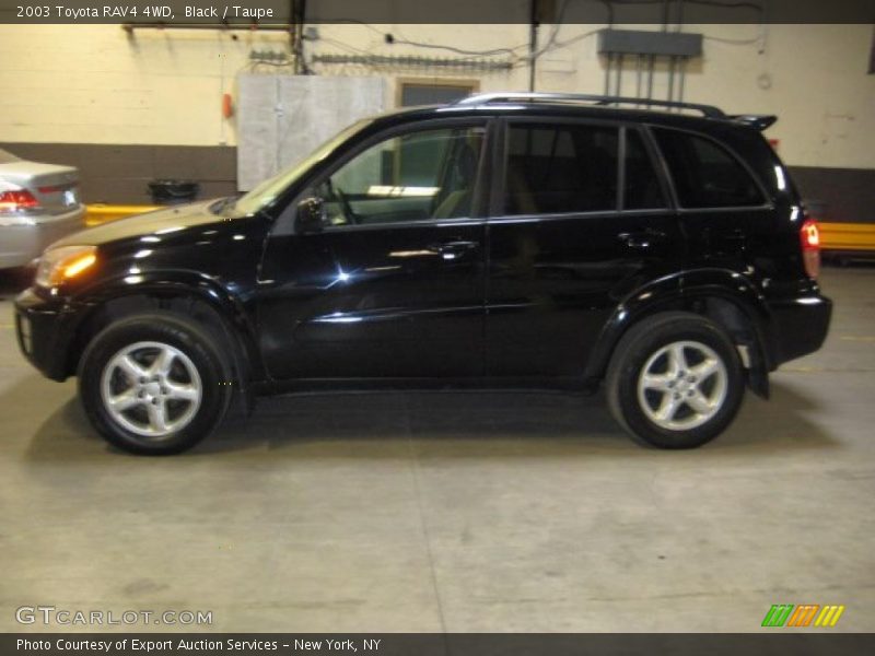 Black / Taupe 2003 Toyota RAV4 4WD