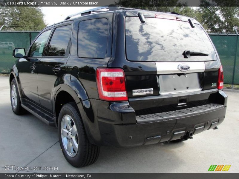 Black / Charcoal Black 2010 Ford Escape Limited V6