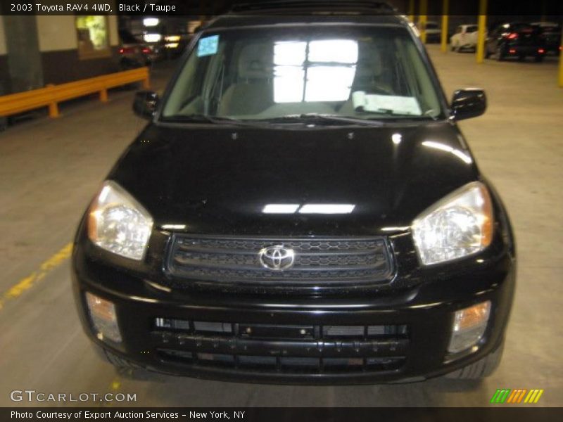 Black / Taupe 2003 Toyota RAV4 4WD