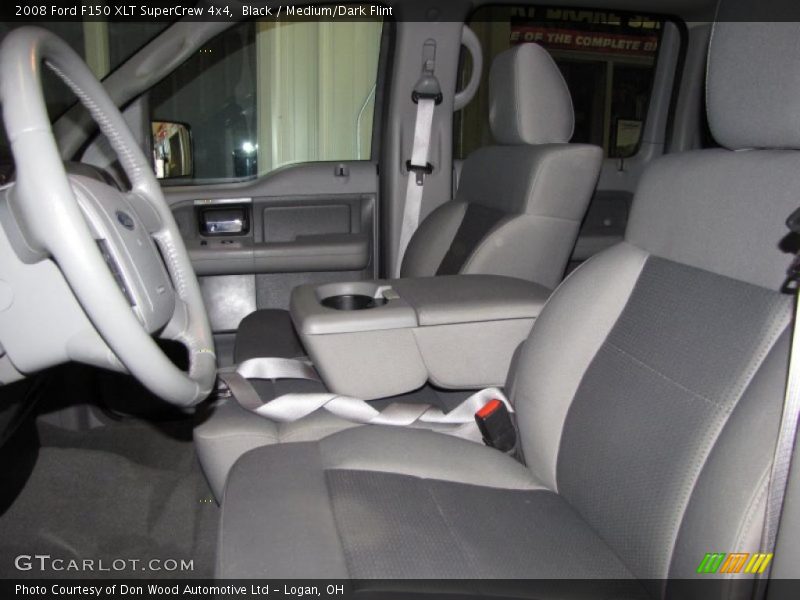 Black / Medium/Dark Flint 2008 Ford F150 XLT SuperCrew 4x4