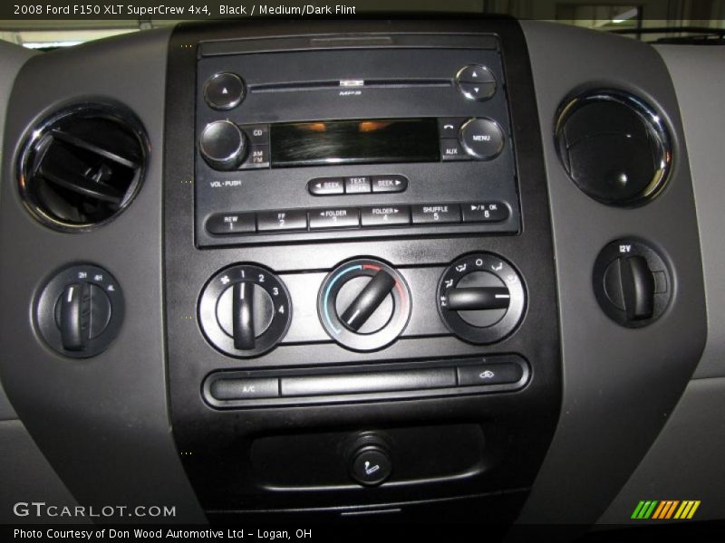 Black / Medium/Dark Flint 2008 Ford F150 XLT SuperCrew 4x4