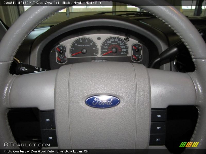 Black / Medium/Dark Flint 2008 Ford F150 XLT SuperCrew 4x4