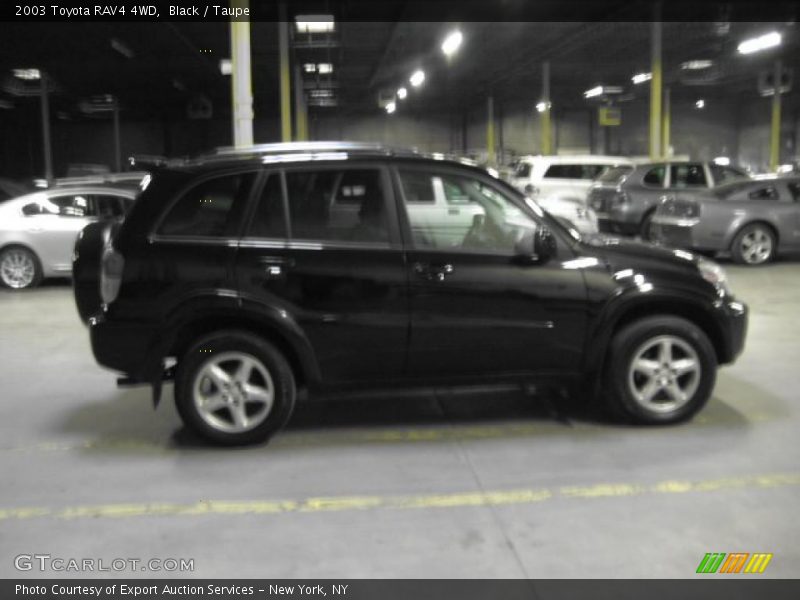 Black / Taupe 2003 Toyota RAV4 4WD