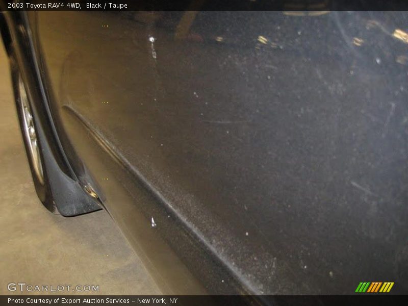 Black / Taupe 2003 Toyota RAV4 4WD