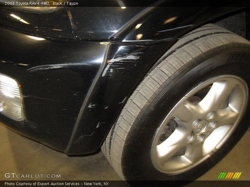Black / Taupe 2003 Toyota RAV4 4WD