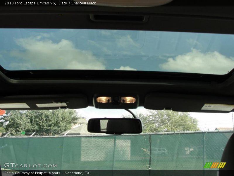 Black / Charcoal Black 2010 Ford Escape Limited V6