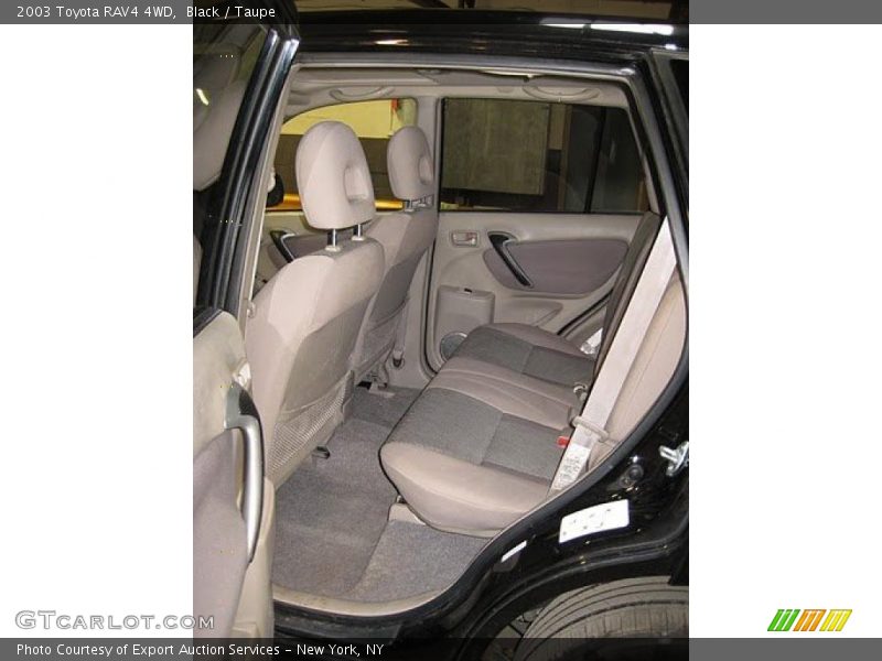 Black / Taupe 2003 Toyota RAV4 4WD