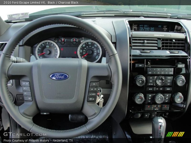 Black / Charcoal Black 2010 Ford Escape Limited V6
