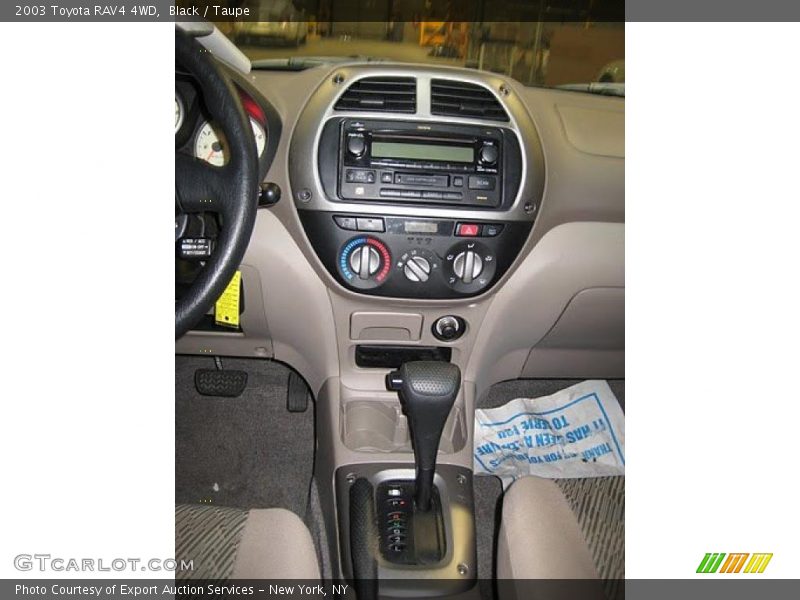Black / Taupe 2003 Toyota RAV4 4WD