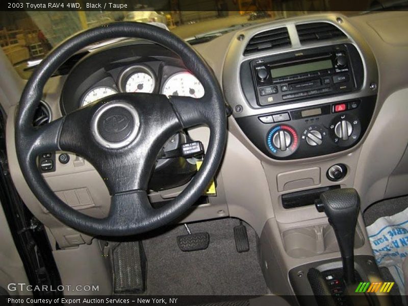 Black / Taupe 2003 Toyota RAV4 4WD
