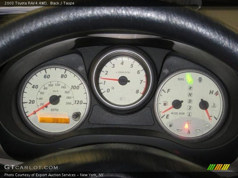 Black / Taupe 2003 Toyota RAV4 4WD