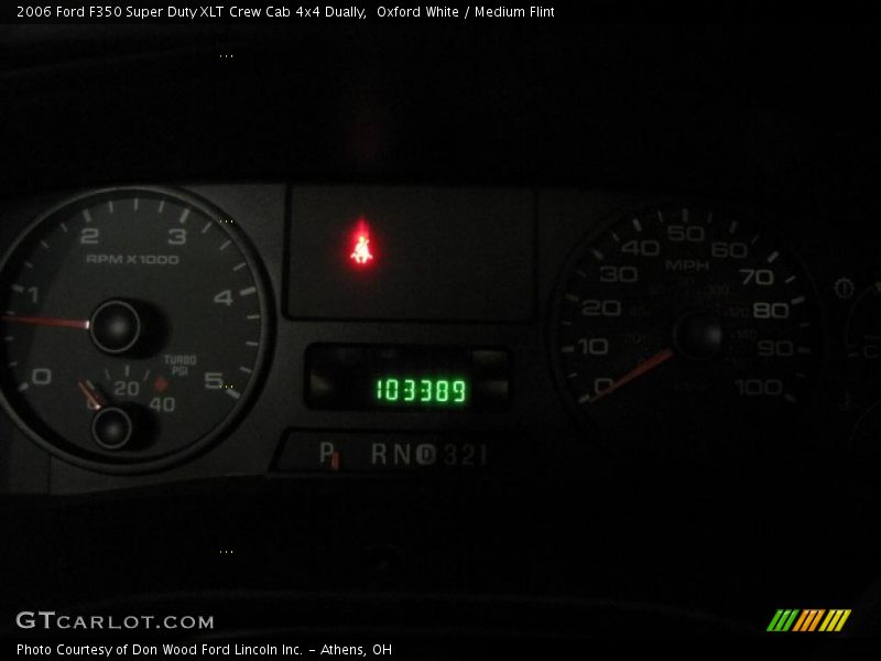 Oxford White / Medium Flint 2006 Ford F350 Super Duty XLT Crew Cab 4x4 Dually