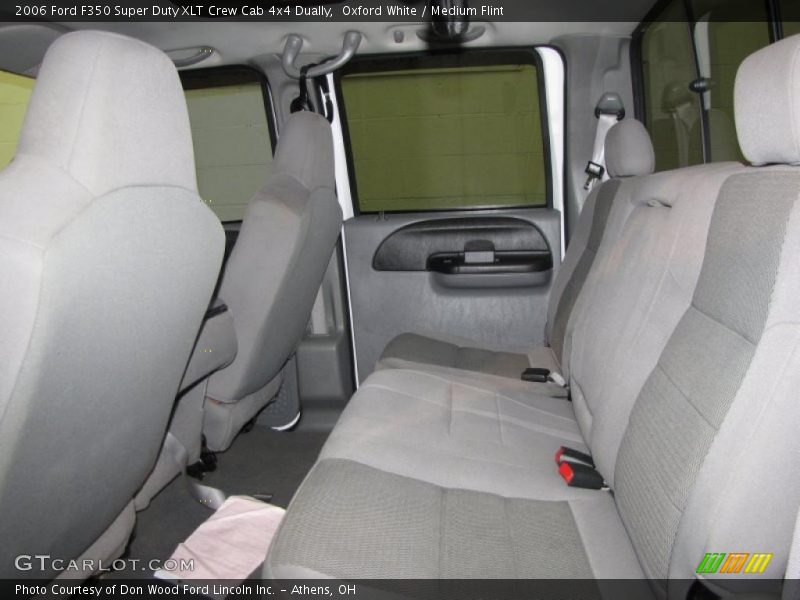 Oxford White / Medium Flint 2006 Ford F350 Super Duty XLT Crew Cab 4x4 Dually