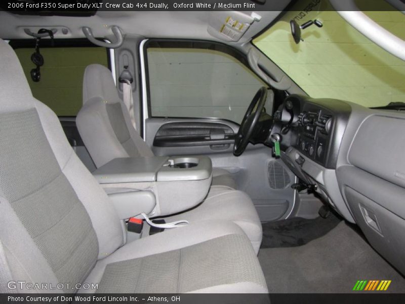 Oxford White / Medium Flint 2006 Ford F350 Super Duty XLT Crew Cab 4x4 Dually