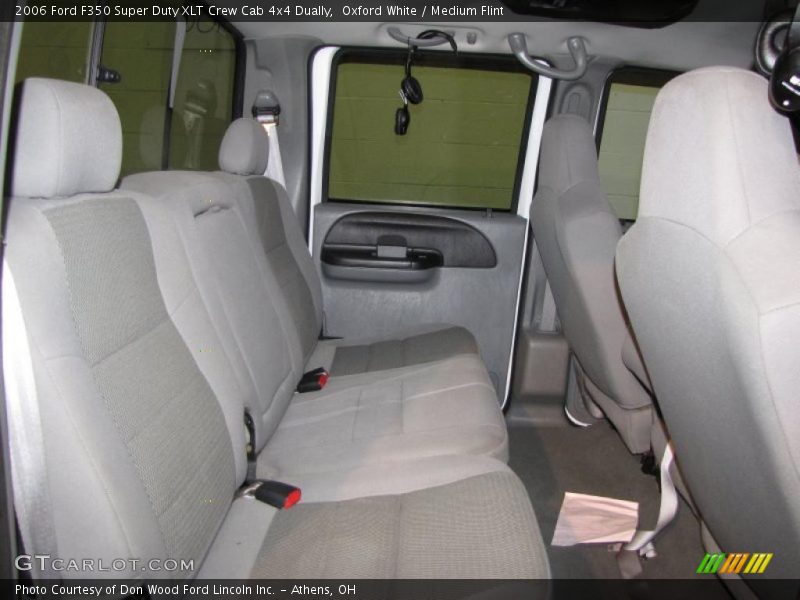 Oxford White / Medium Flint 2006 Ford F350 Super Duty XLT Crew Cab 4x4 Dually