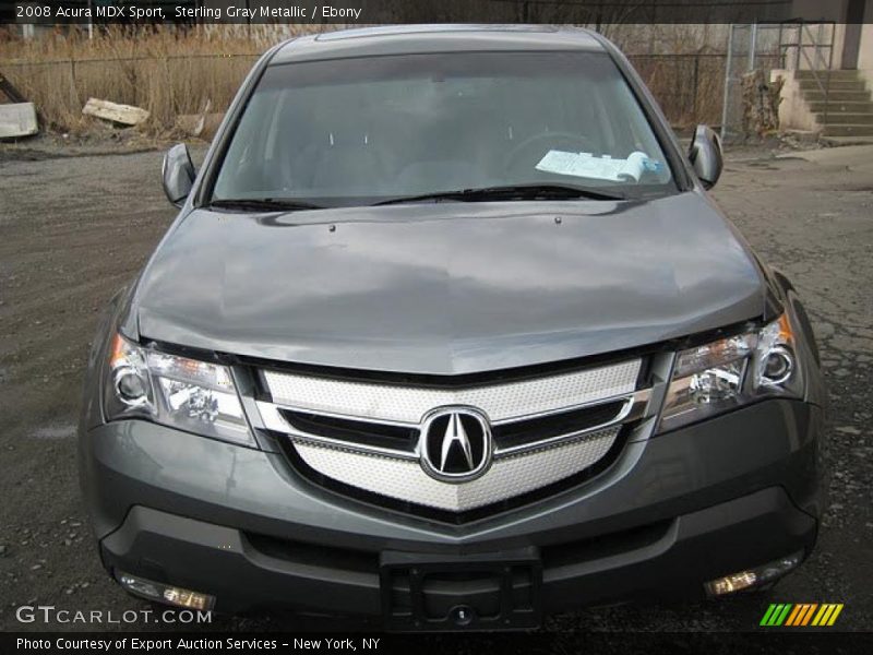 Sterling Gray Metallic / Ebony 2008 Acura MDX Sport