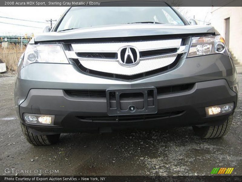 Sterling Gray Metallic / Ebony 2008 Acura MDX Sport