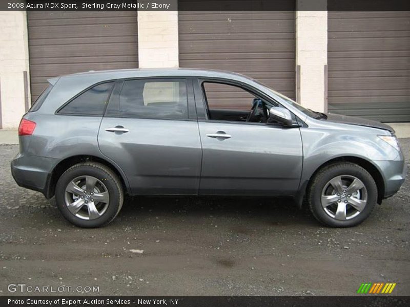 Sterling Gray Metallic / Ebony 2008 Acura MDX Sport