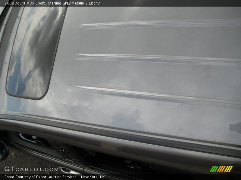 Sterling Gray Metallic / Ebony 2008 Acura MDX Sport