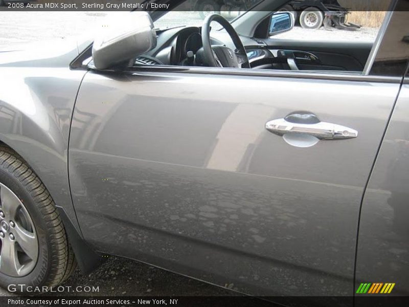 Sterling Gray Metallic / Ebony 2008 Acura MDX Sport