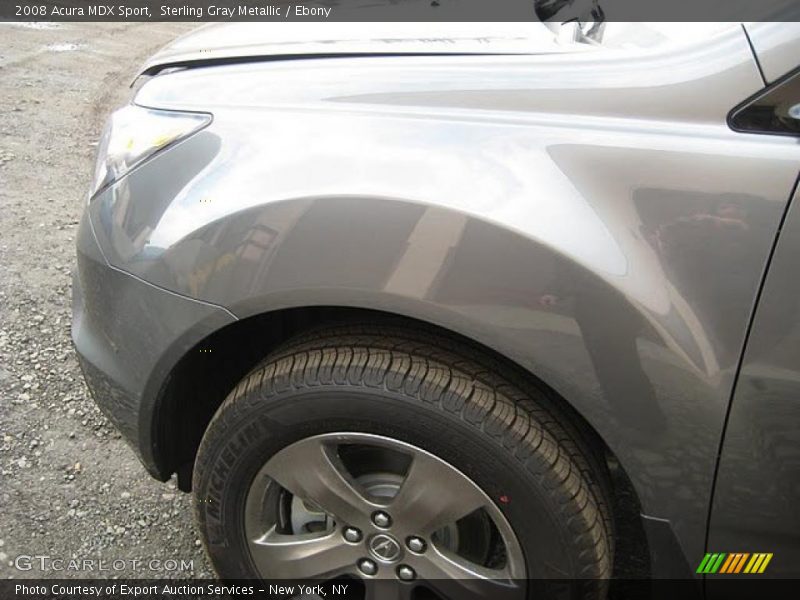 Sterling Gray Metallic / Ebony 2008 Acura MDX Sport