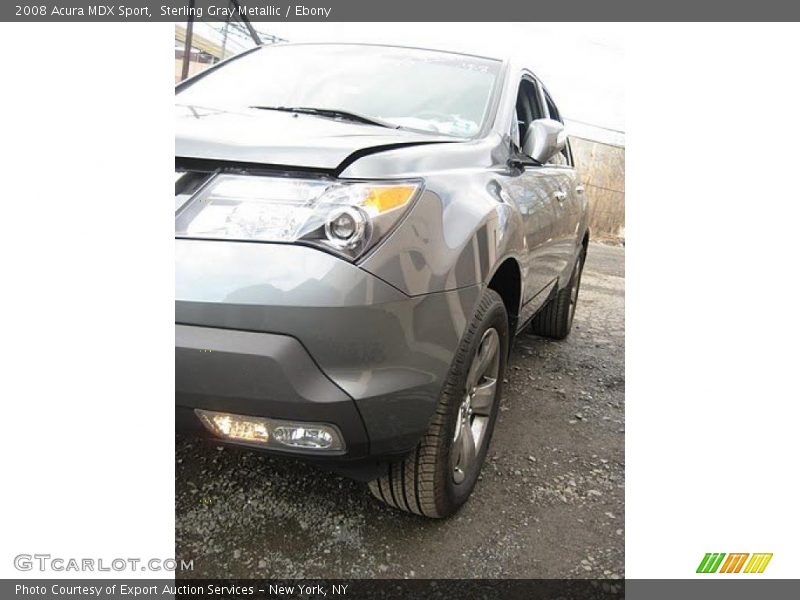 Sterling Gray Metallic / Ebony 2008 Acura MDX Sport