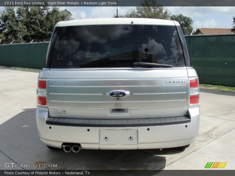 Ingot Silver Metallic / Medium Light Stone 2011 Ford Flex Limited