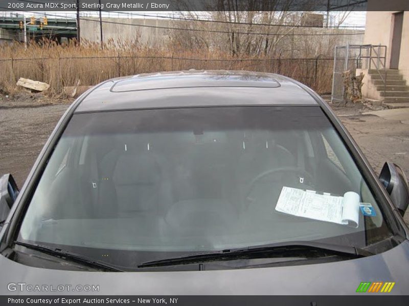 Sterling Gray Metallic / Ebony 2008 Acura MDX Sport