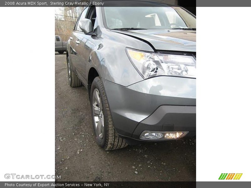 Sterling Gray Metallic / Ebony 2008 Acura MDX Sport