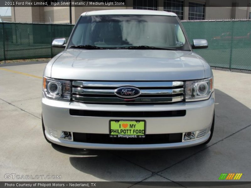 Ingot Silver Metallic / Medium Light Stone 2011 Ford Flex Limited