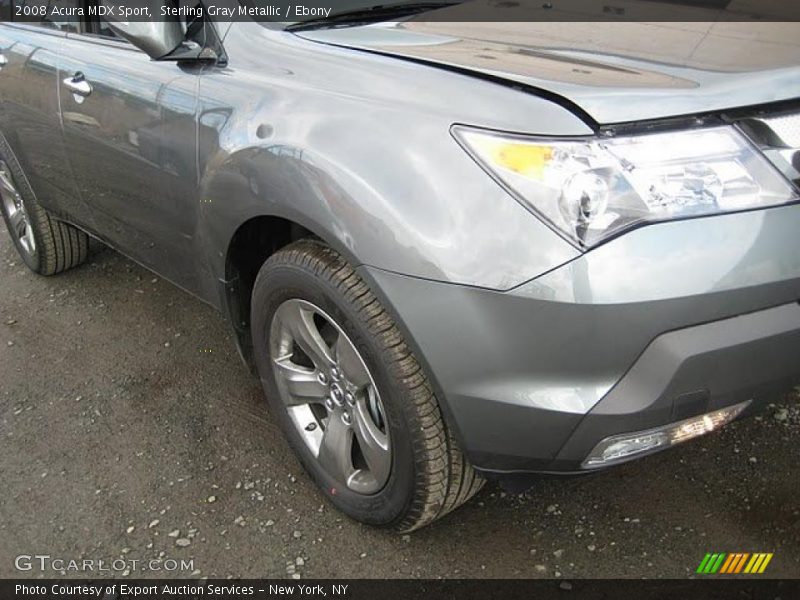 Sterling Gray Metallic / Ebony 2008 Acura MDX Sport