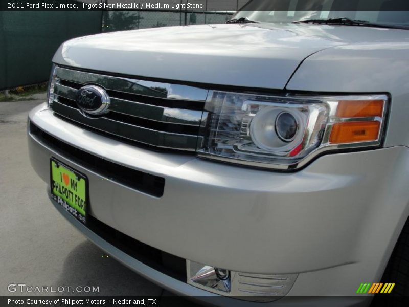 Ingot Silver Metallic / Medium Light Stone 2011 Ford Flex Limited
