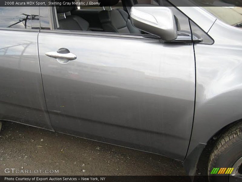 Sterling Gray Metallic / Ebony 2008 Acura MDX Sport