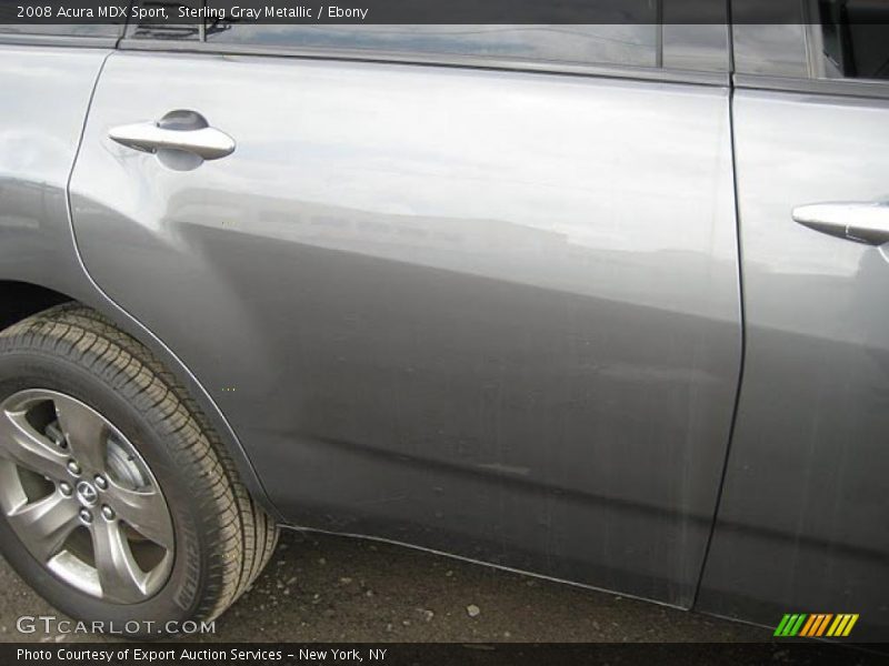 Sterling Gray Metallic / Ebony 2008 Acura MDX Sport