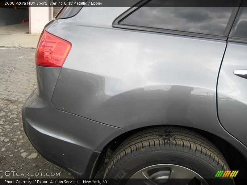 Sterling Gray Metallic / Ebony 2008 Acura MDX Sport