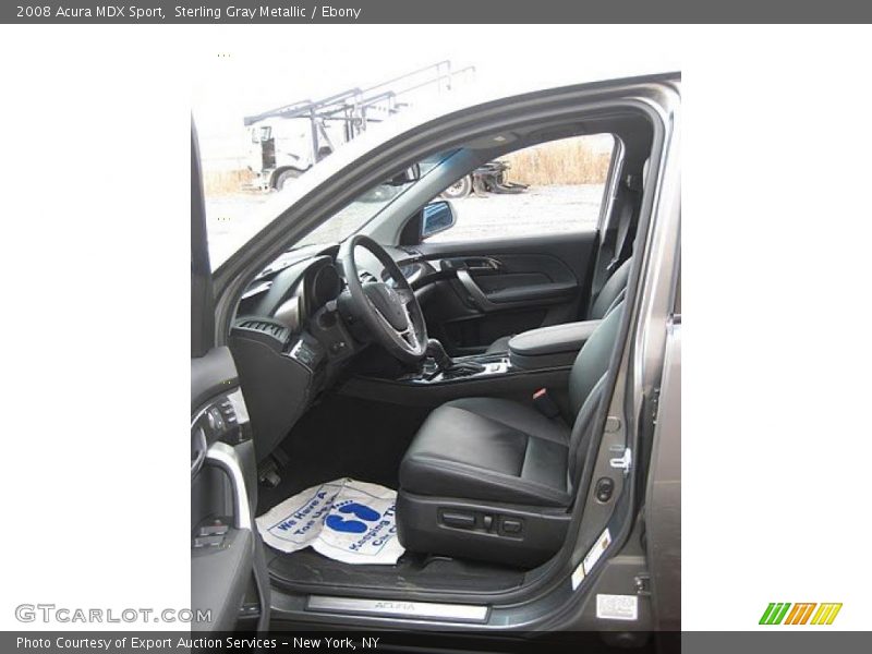 Sterling Gray Metallic / Ebony 2008 Acura MDX Sport