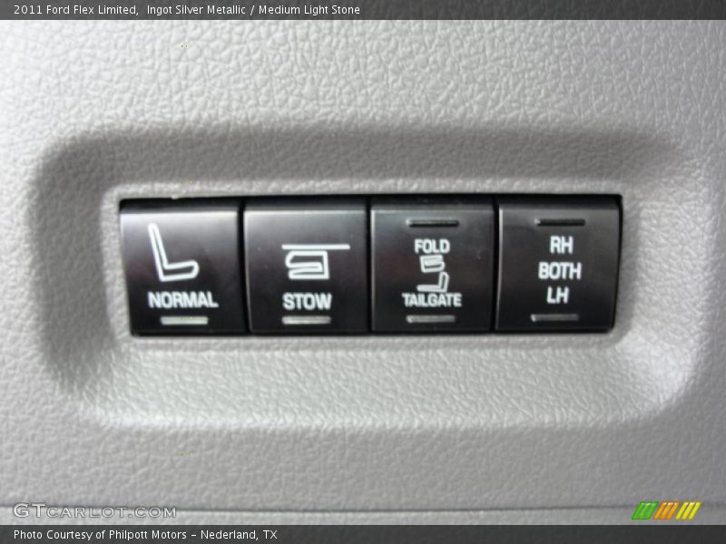 Ingot Silver Metallic / Medium Light Stone 2011 Ford Flex Limited