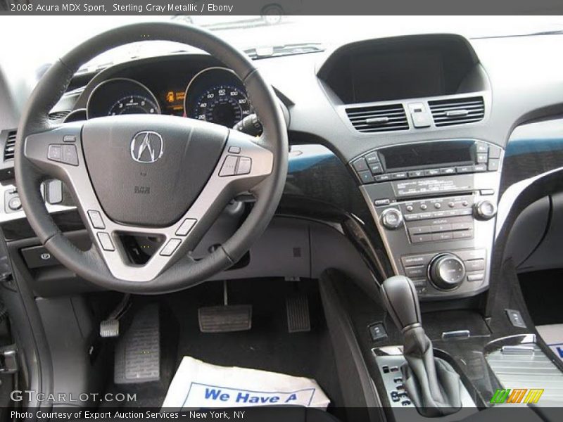 Sterling Gray Metallic / Ebony 2008 Acura MDX Sport