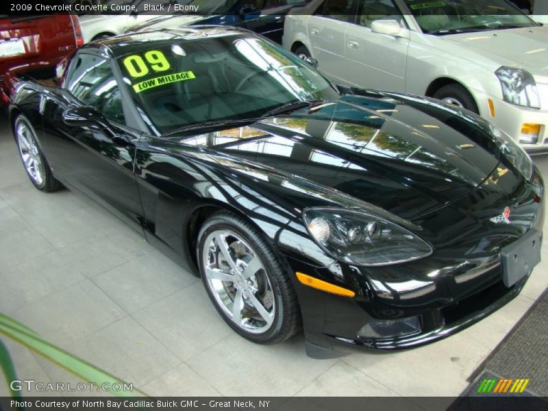 Black / Ebony 2009 Chevrolet Corvette Coupe