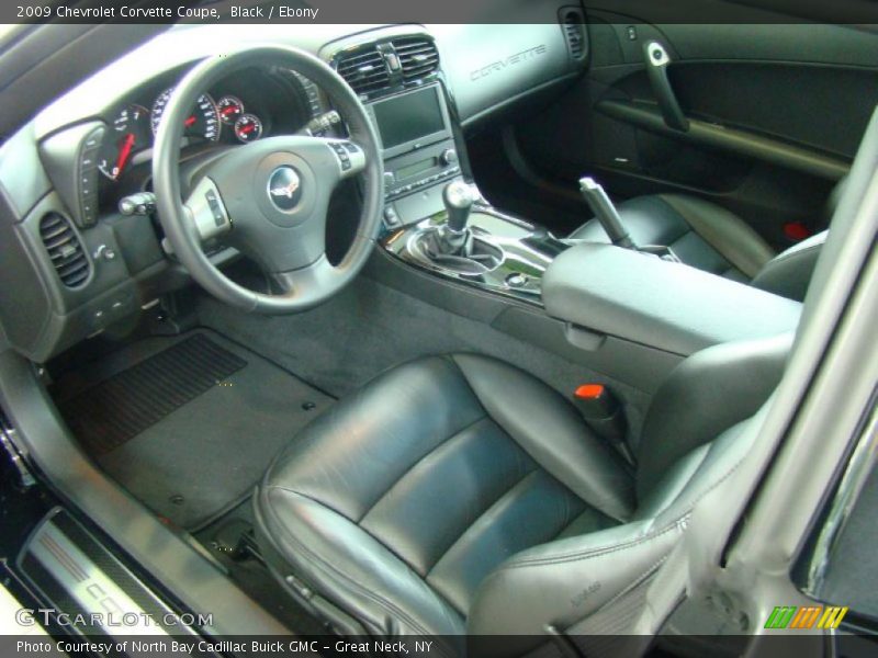  2009 Corvette Coupe Ebony Interior