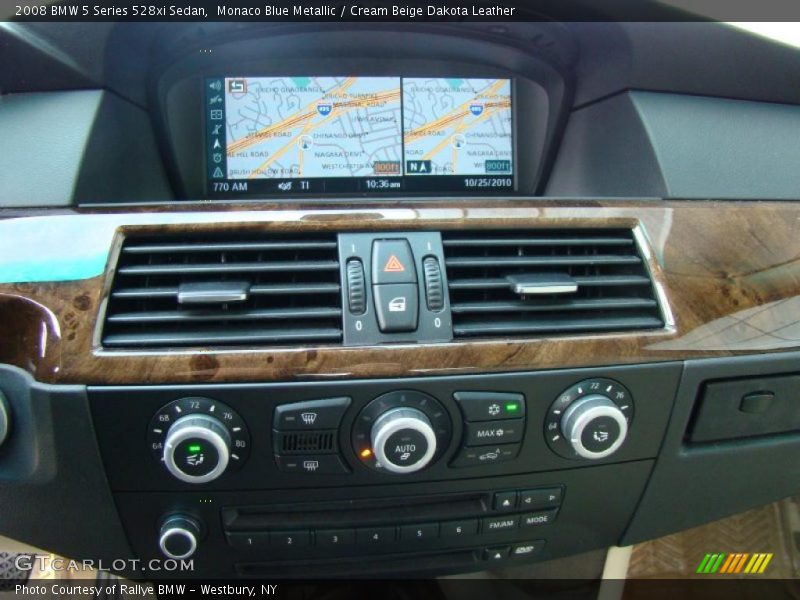 Controls of 2008 5 Series 528xi Sedan