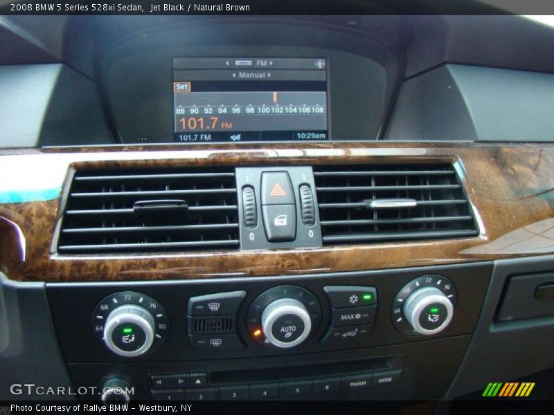 Jet Black / Natural Brown 2008 BMW 5 Series 528xi Sedan