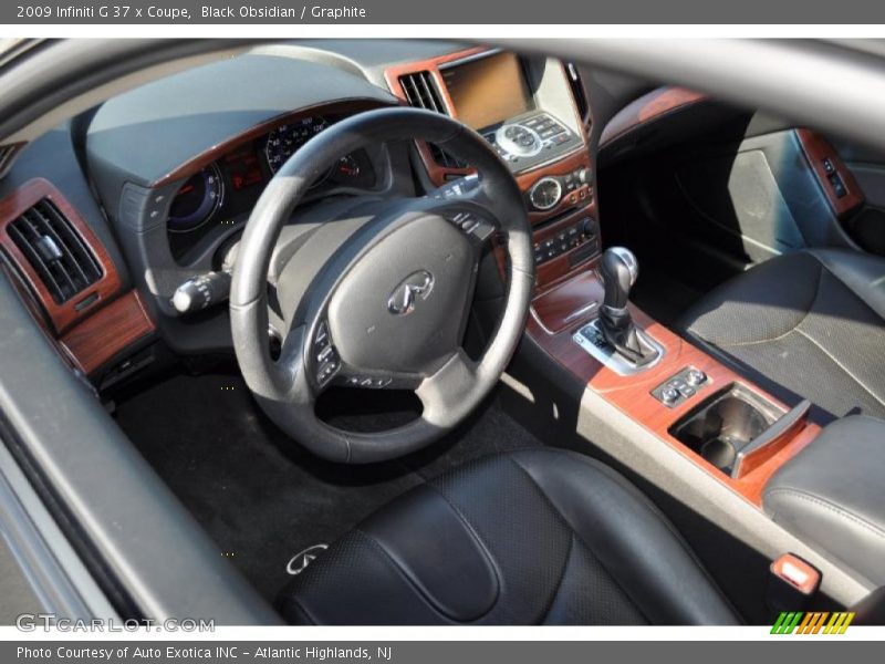 2009 G 37 x Coupe Graphite Interior