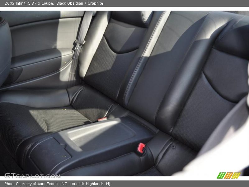  2009 G 37 x Coupe Graphite Interior